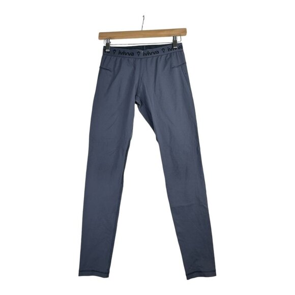 Ivivva‎ Girls Athletic Leggings size 14 Gray - Picture 1 of 10